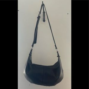 Cristina Made In Italy Black Leather Bag